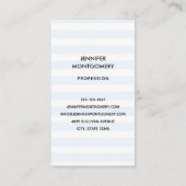 ワイシャツを着たかわいいナマケモノ 名刺 (裏面)