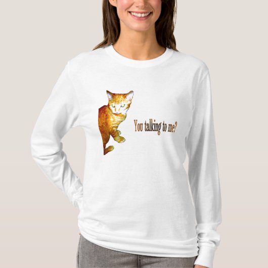 -ワイシャツを私に話します Tシャツ (正面)