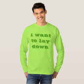 ワイシャツを置いて下さい Tシャツ (正面フル)