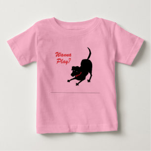 ワイシャツを遊びたいと思って下さい ベビーTシャツ