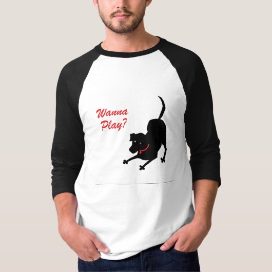 ワイシャツを遊びたいと思って下さい Tシャツ (正面)