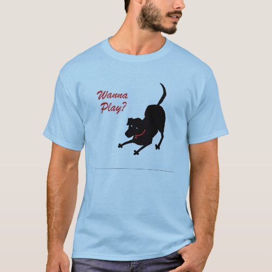 ワイシャツを遊びたいと思って下さい Tシャツ (正面)