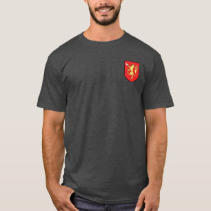 ワイシャツノルウェーの紋章付き外衣 Tシャツ