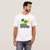 ワイシャツバハマの精神状態-スタイル及び色を選んで下さい Tシャツ (正面フル)