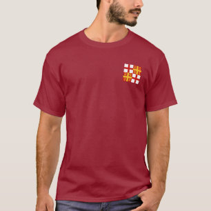 ワイシャツビザンツ帝国の紋章付き外衣 Tシャツ