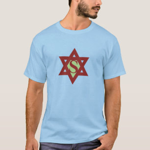 ワイシャツ極度のダビデの星 Tシャツ