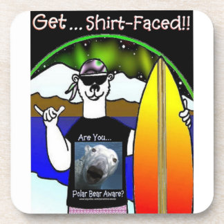 ワイシャツ顔のコースターを得て下さい コースター