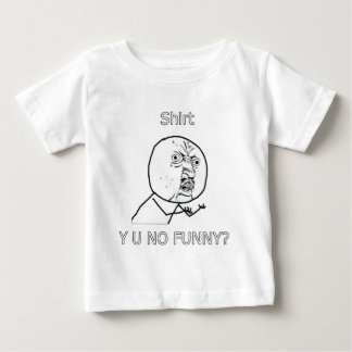 ワイシャツ、おもしろいなY Uか。 ベビーTシャツ