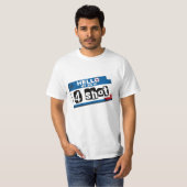 ワイシャツ-こんにちは私の名前はあります Tシャツ (正面フル)