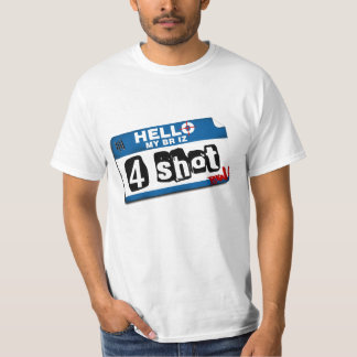 ワイシャツ-こんにちは私の名前はあります Tシャツ