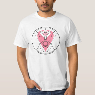 ワイシャツ: こんにちは、キャンディ! 背景のハートを使って Tシャツ