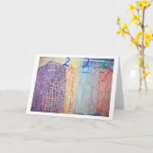 ワイシャツ カード (黄色い花)