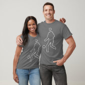 ワイシャツ-サッカーの選手 Tシャツ (ユニセックス)