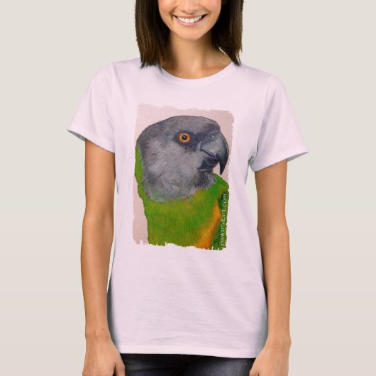 ワイシャツ-セネガルのオウム Tシャツ (正面)