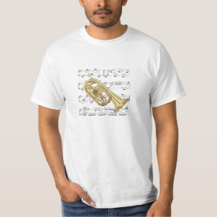 ワイシャツ(ライト)。 行進のユーフォニアム。 あなたの色を選んで下さい Tシャツ