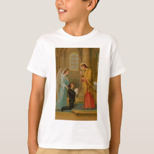 ワイシャツ: 幸せ精神はです Tシャツ