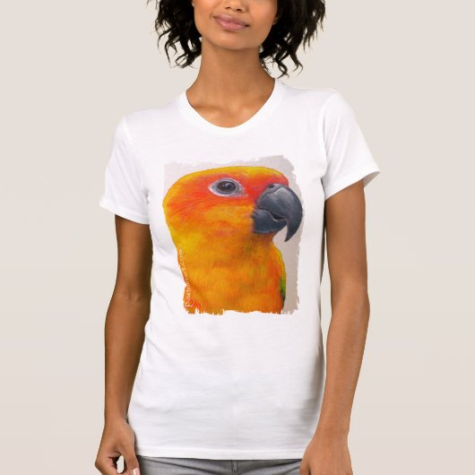 ワイシャツ-日曜日Conure Tシャツ (正面)