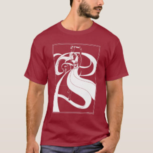 ワイシャツ: Beardsleyのイラストレーション Tシャツ