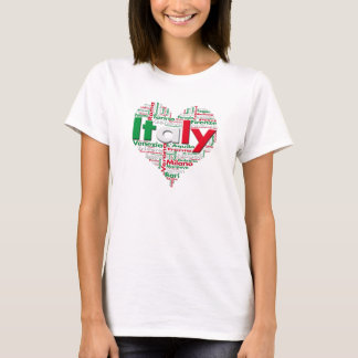 ワイシャツI愛イタリア Tシャツ