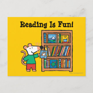 ワイジーと本棚 ポストカード