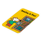 ワイジーと本棚 マグネット (左側)