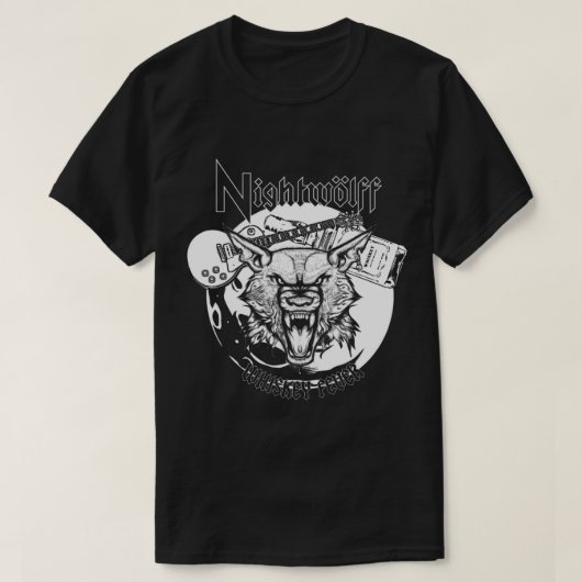 ワイスキー熱Tシャツはナイトウォロフがデザイン Tシャツ (デザイン正面)