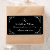 ワイスタイリッシュン結婚またはウォーターボトルのラベル ラベル (インサイチュ)