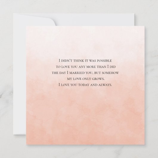 ワイズアニバーサリーブルーとオレンジポピー ノートカード (裏面)