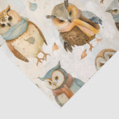 ワイズウィンターキャラクターフクロウ 薄葉紙 (詳細)