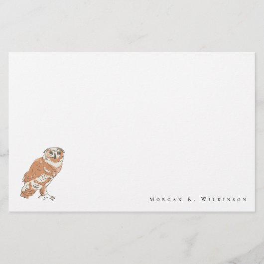 ワイズウパーソナライズされたルイラストレーション文房具セット 便箋 (正面)