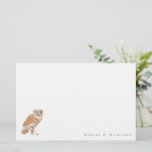 ワイズウパーソナライズされたルイラストレーション文房具セット 便箋 (スタンド正面)