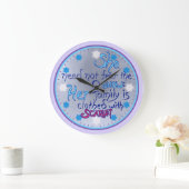 ワイズウーマン冬の時計 ラージ壁時計 (ホーム)