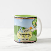 "ワイズウーマン" 2トーンマグ ツートーンマグカップ (正面右)