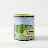 "ワイズウーマン" 2トーンマグ ツートーンマグカップ (中央)