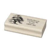 ワイズオールドオーク差出人住所ゴムスタンプ ラバースタンプ (スタンプ)