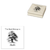 ワイズオールドオーク蔵書票ゴムスタンプ ラバースタンプ (押印)