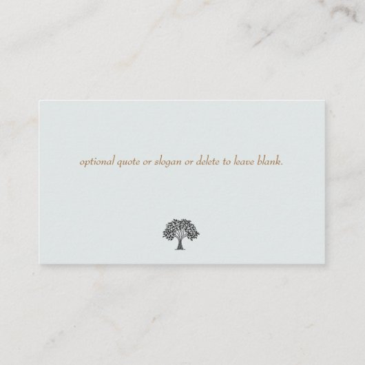 ワイズオールドツリー名刺 名刺 (裏面)