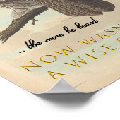 ワイズオールドフクロウ ポスター (角)