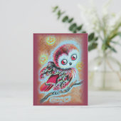 ワイズオールドフクロウ ポストカード (スタンド正面)