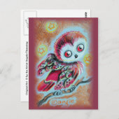 ワイズオールドフクロウ ポストカード (正面/裏面)