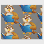 ワイズオールドフクロウ ラッピングペーパー (フラット)