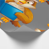 ワイズオールドフクロウ ラッピングペーパー