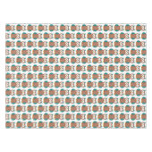 ワイズオールドブラウンフクロウフートバードアニマルプリント テーブルクロス (正面(横))