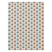 ワイズオールドブラウンフクロウフートバードアニマルプリント テーブルクロス (正面)