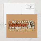 ワイズガイヴィンテージ1906年劇場ポスター ポストカード (正面/裏面)