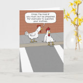 ワイズチキンおもしろいからかわいいアドバイス|過去記事 カード (黄色い花)