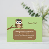 ワイズフクロウ卒業お礼 招待状 (スタンド正面)