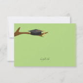 ワイズフクロウ卒業お礼 招待状 (裏面)