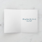 ワイズフクロウ卒業祝い カード (内部)