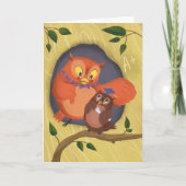 ワイズフクロウ卒業 カード (正面)